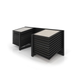Mueble expositor de azulejos Yato 20 100 negro lateral