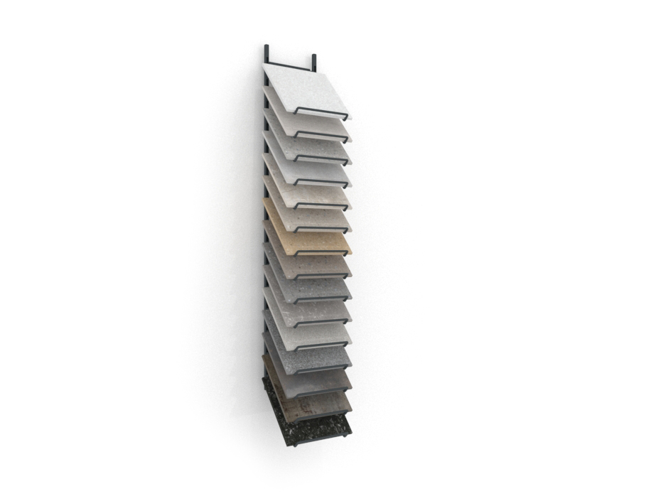 Tile display rack Cascade 300x300 Anthracite
