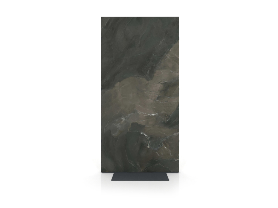 Expositor para piezas de cerámica Totem Outdoor 3000x1500 antracita frontal