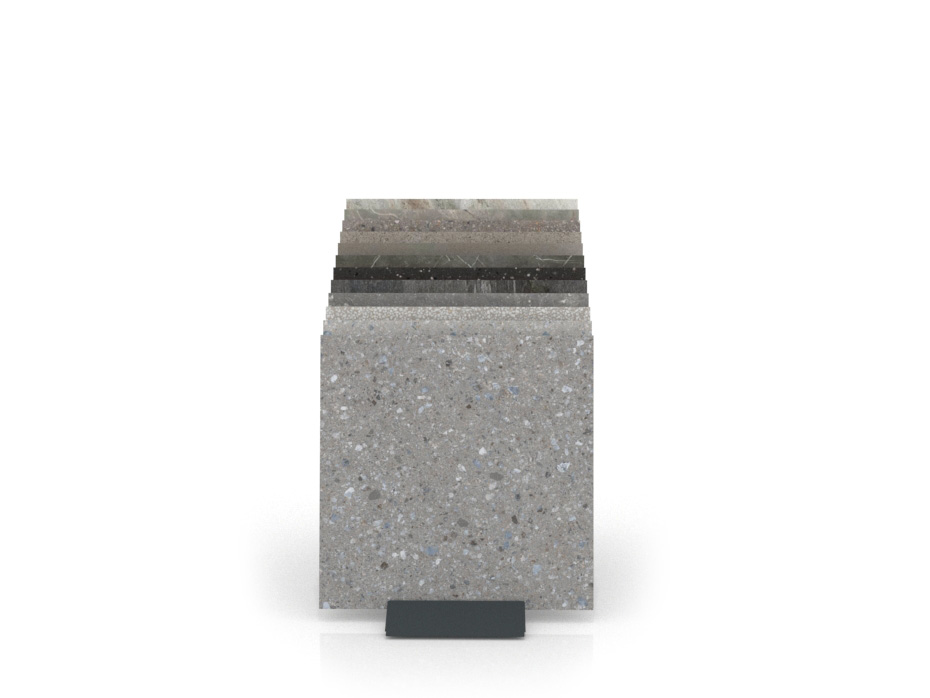 tile display rack Tronchetto Ferro anthracite 2
