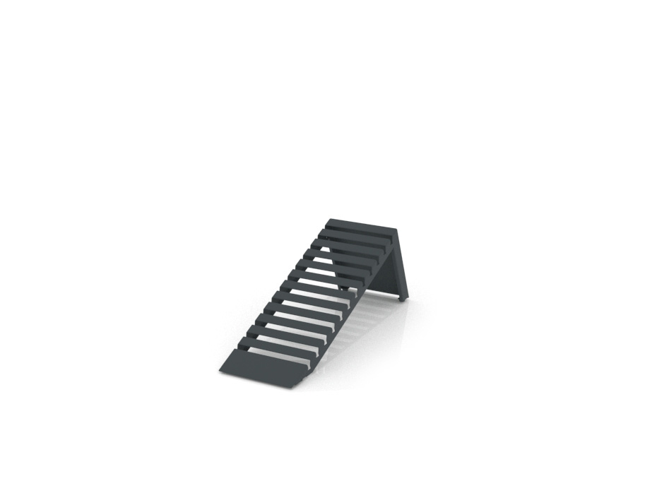 tile display rack Tronchetto Ferro anthracite 3