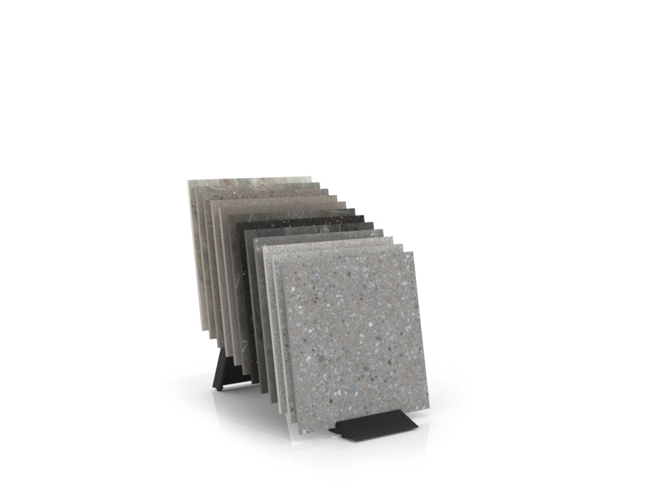  Fliesendisplay Tronchetto Ferro schwarz 1