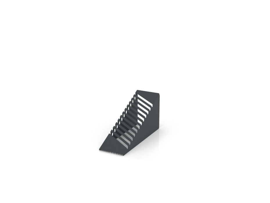 presentoir pour carreaux Tonchetto Ferro inclinado anthracite 3