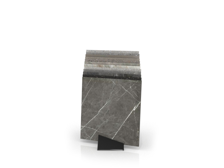 Fliesendisplay Tronchetto Ferro Inclinado Schwarz 2
