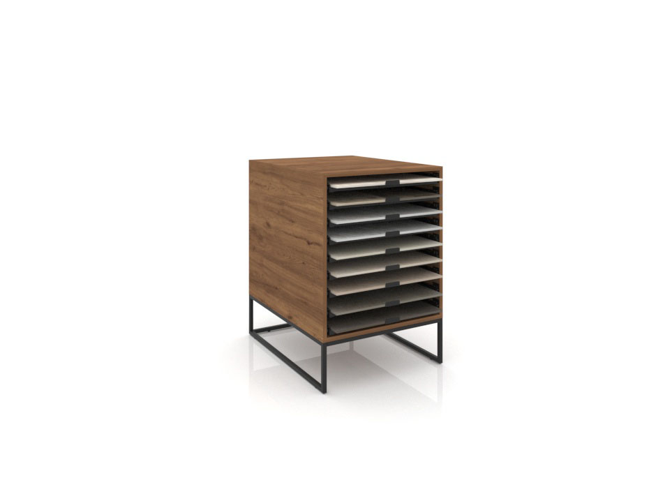 UP H Loose 60x60 madera old oak negro cerrado