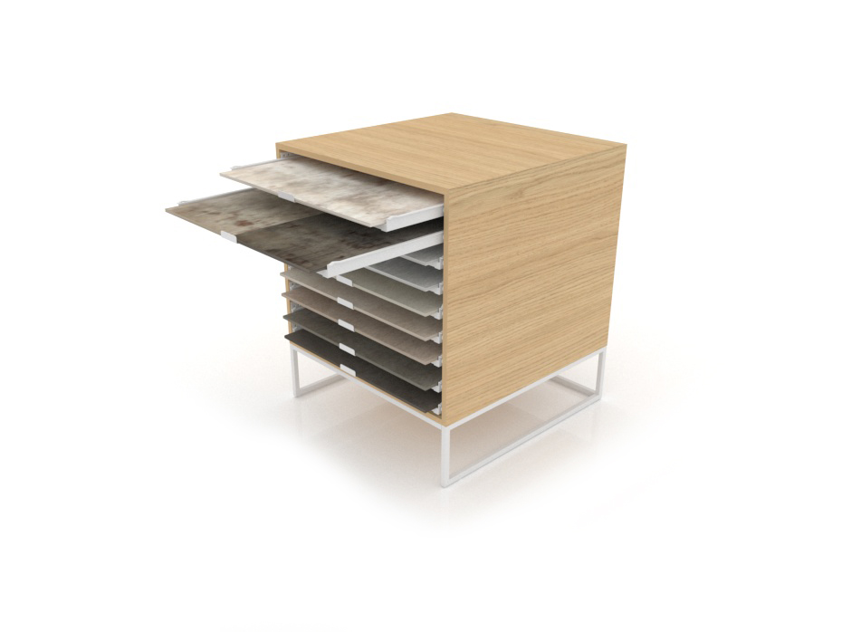 UP H Loose 75x75 madera vicenza blanco abierto