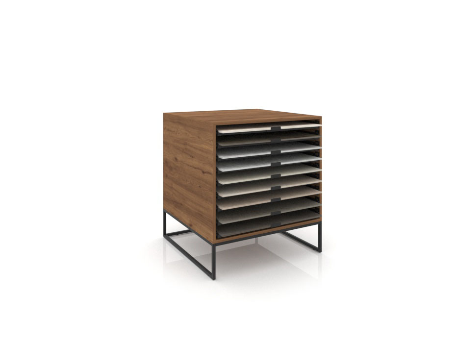 UP H Loose 80x80 madera old oak negro cerrado