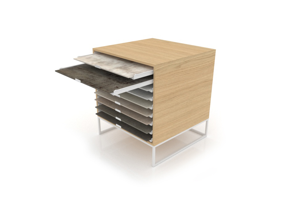 UP H Loose 80x80 madera vicenza blanco abierto