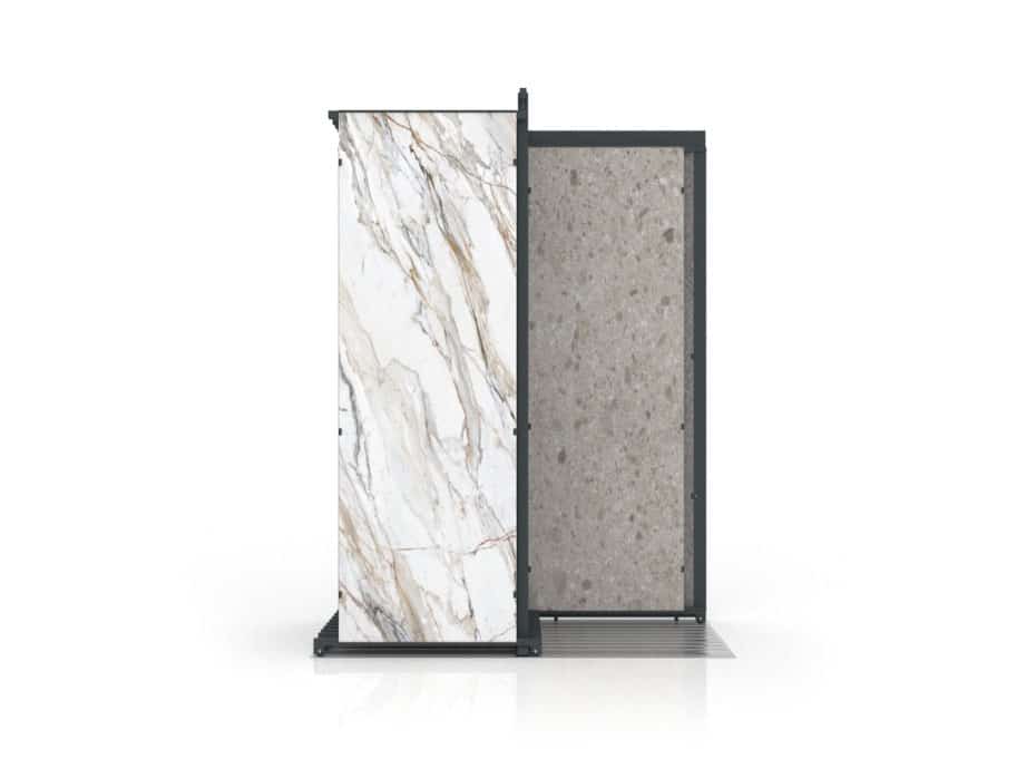 expositor de azulejos multiformato Utah 10+2 3000 antracita frontal