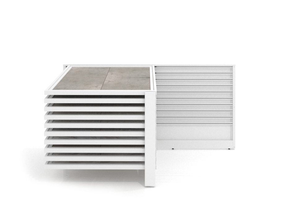 Expositor para pavimentos cerámicos Yato 10 120 blanco frontal