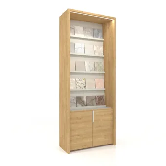 Expositor para azulejos Boutique 20x20 Plano Inclinado cabecera