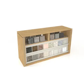 Expositor para baldosas cerámicas Boutique Table Show cabecera