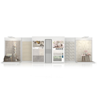 Ambientes y expositores de azulejos Composición 102 cabecera