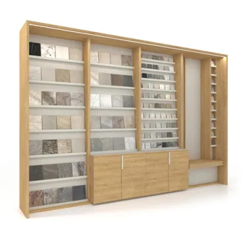 Expositor de azulejos con banco composición 229 cabecera