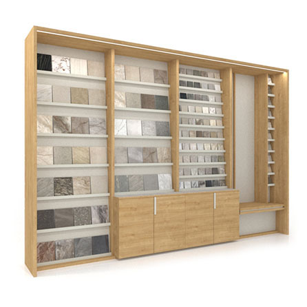 Ceramoteca modular para exponer azulejos | Serie Boutique