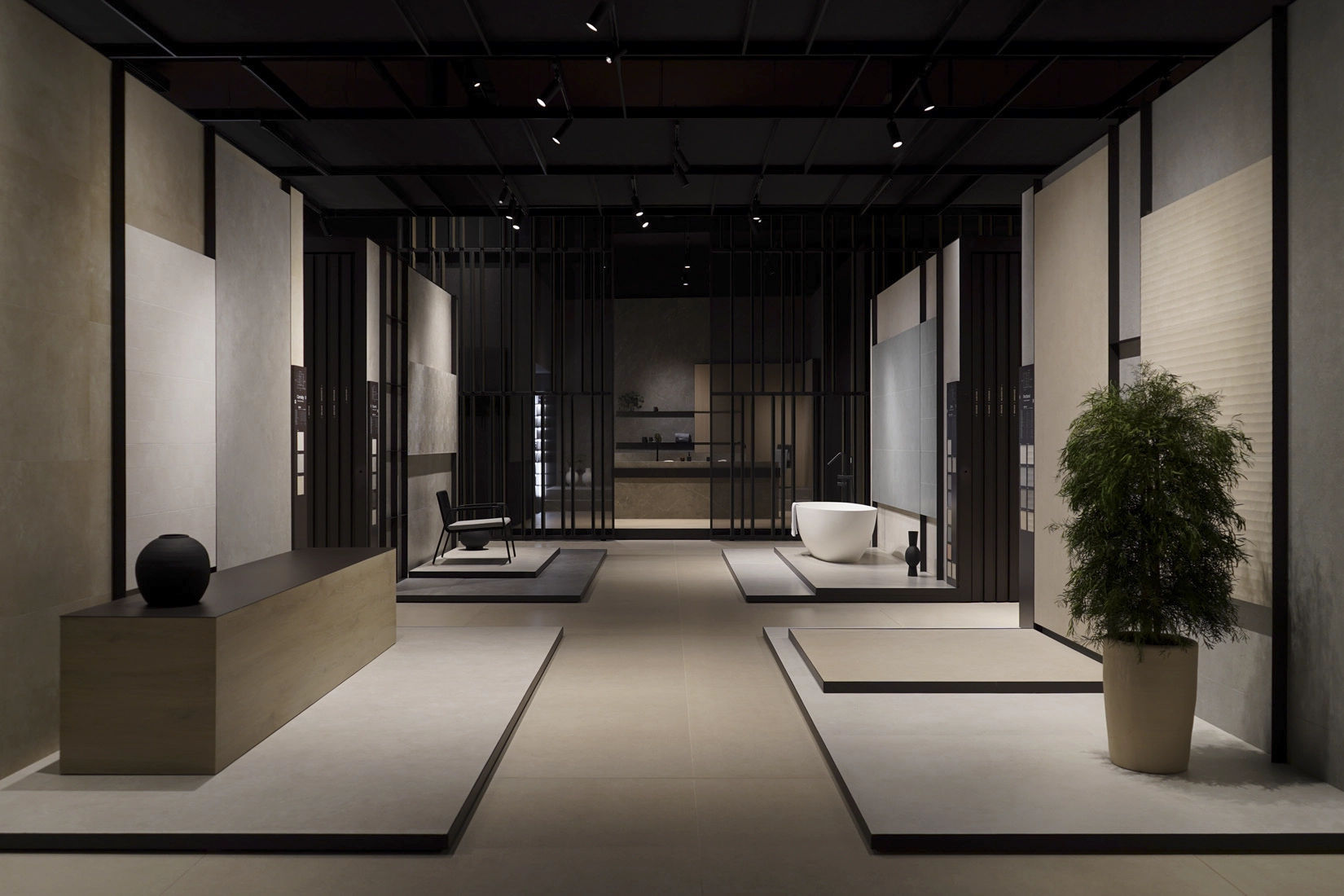 Ambientes para exponer cerámica y baño | Showroom Geotiles