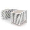 Mueble expositor de azulejos Yato 20 100 blanco lateral