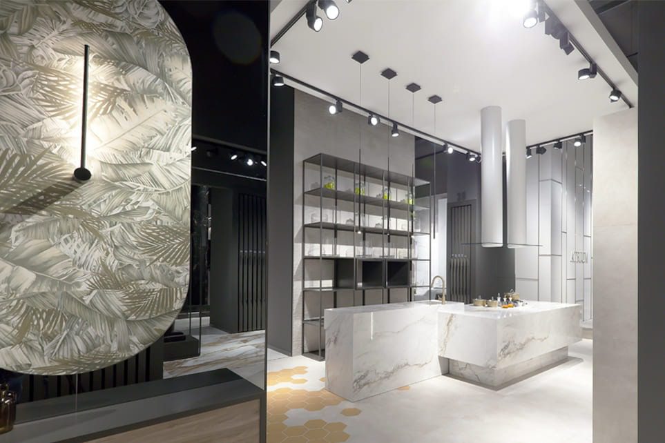 Tiles display design, Pamesa showroom