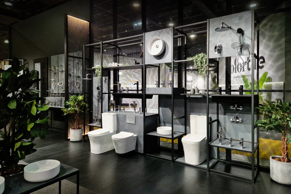 INSCA shows a new series of sanitary ware and taps displays