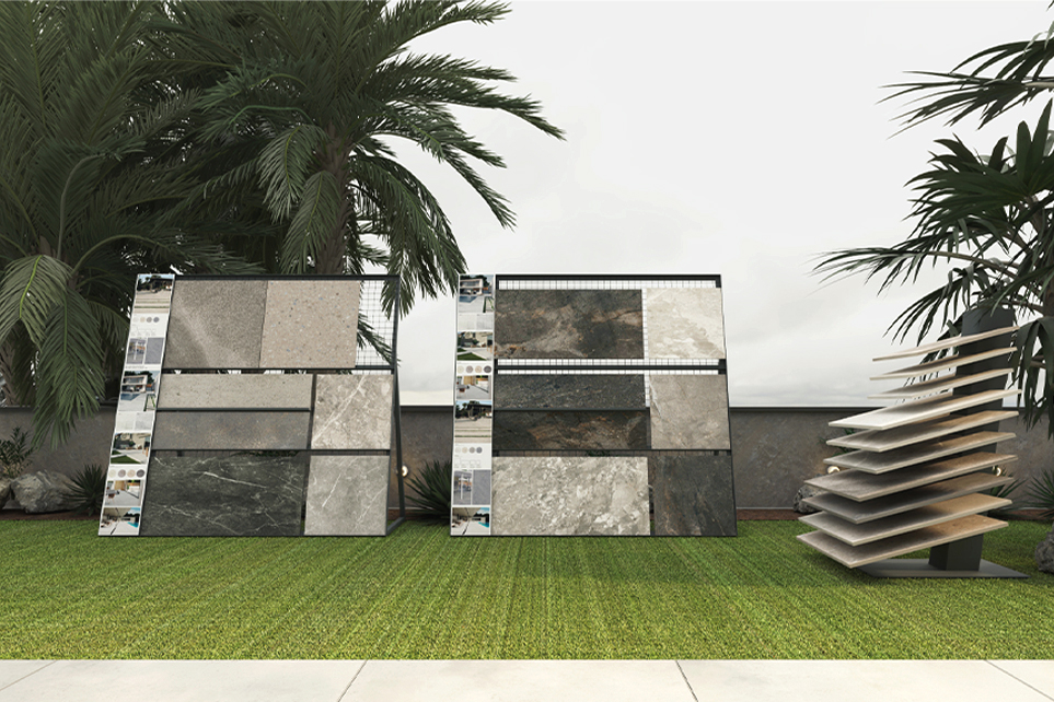 Outdoor: preview of INSCA's new range of displays for outdoor tiles